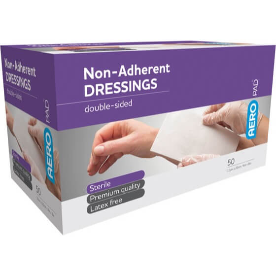 Aeropad Non Adherent Dressing 10 x 20cm Box 50 - Product showcase image 1 at LFA First Response