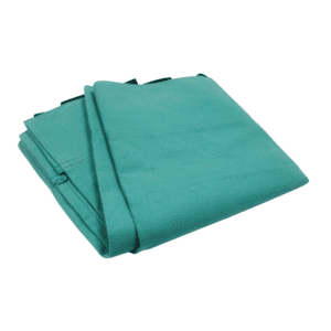 Green Terylene/Cotton Carry Sheet - Product showcase image 1 at LFA First Response