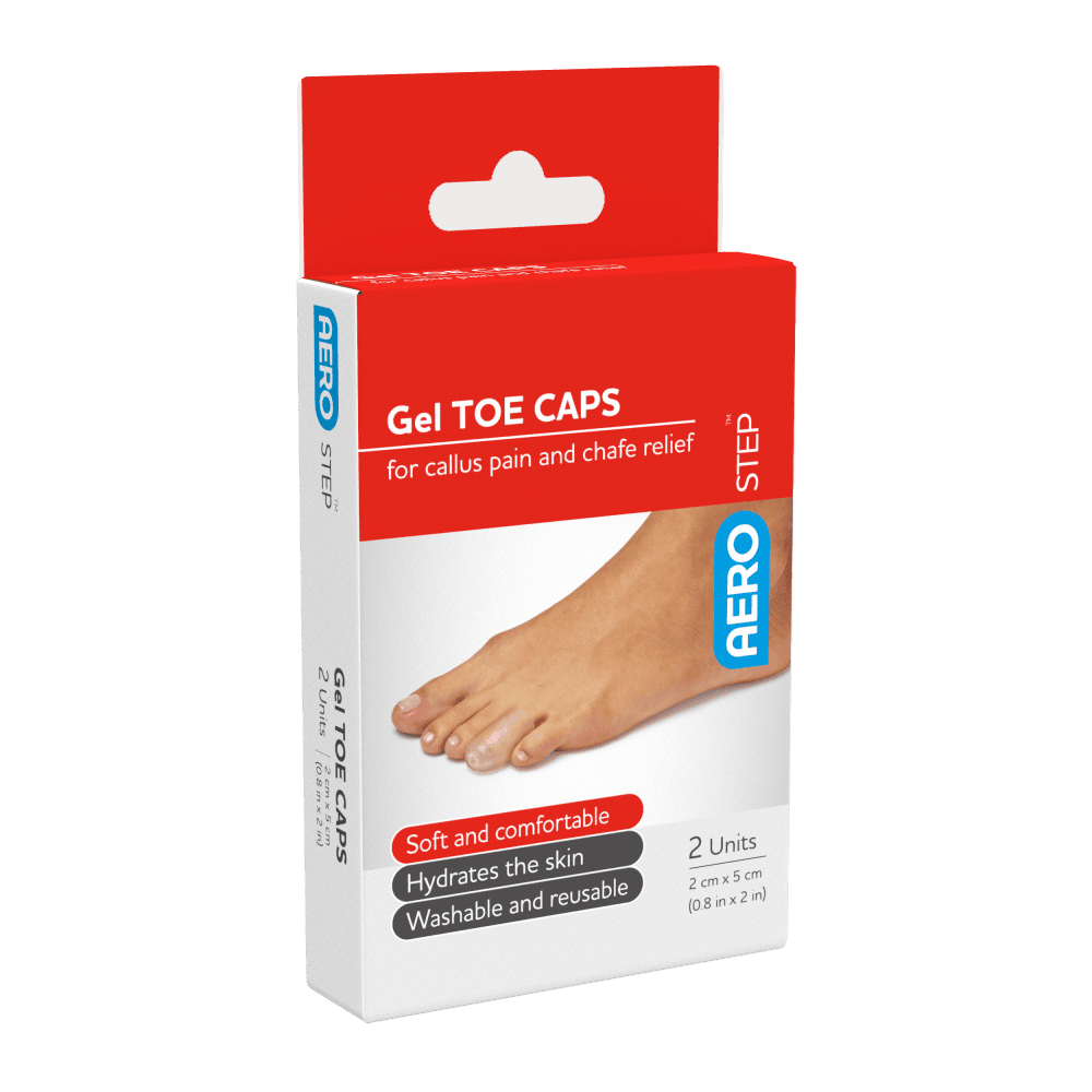 AEROSTEP Gel Toe Cap - Pack of 2