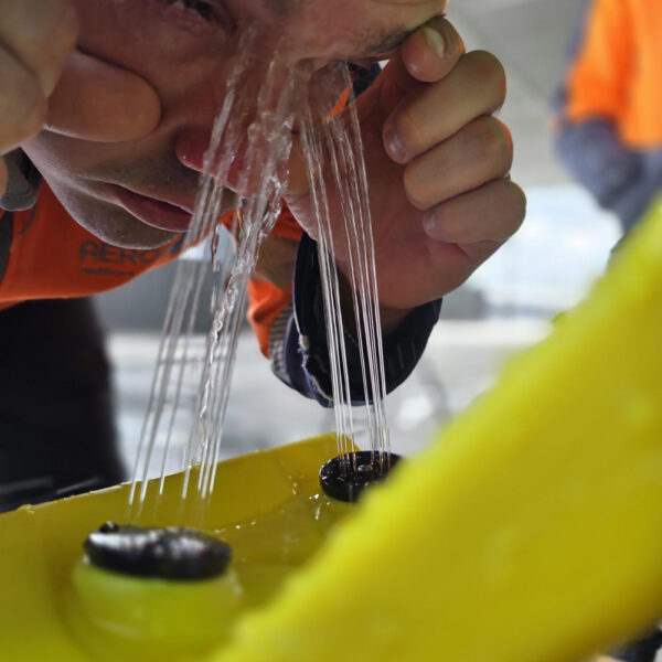 Aerowash Gravity Eyewash Station 30L - Product showcase image 3 at LFA First Response