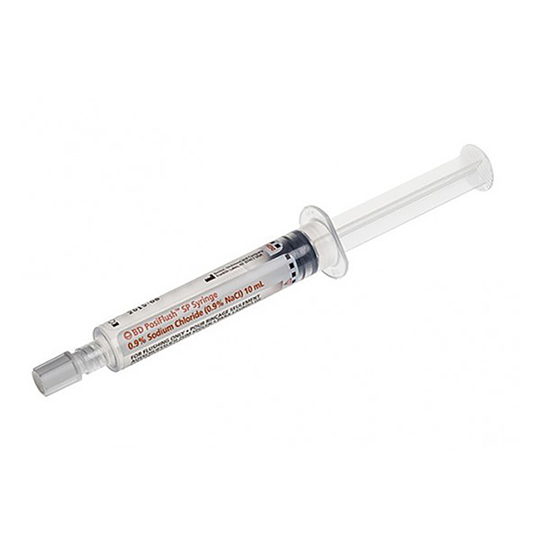 PosiFlush Pre-Filled Saline Syringe 10ml - Box of 30 - Product showcase image 1 at LFA First Response