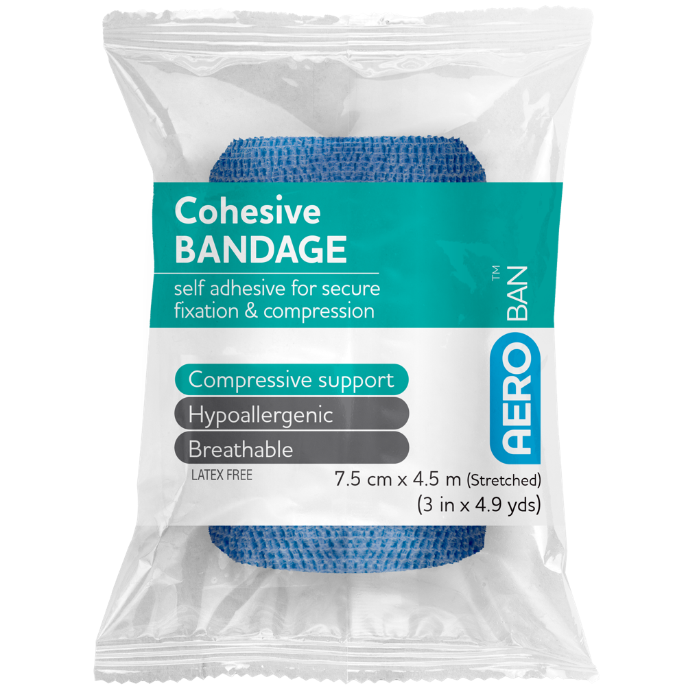 Cohesive Bandage 7.5cm x 4.5m - Pack of 24 - Product showcase image 1 at LFA First Response