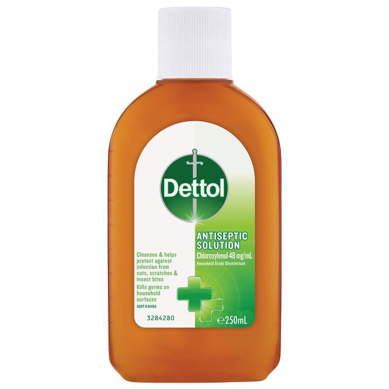 Dettol Antiseptic Liquid 250mL - Product showcase image 1 at LFA First Response