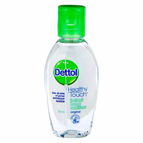 Dettol Hand Sanitiser - 50ml Bottle - Product showcase image 1 at LFA First Response