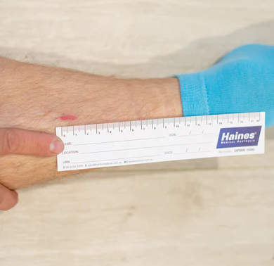 Recyclable Paper Wound Ruler - Carton of 1000 - Product showcase image 1 at LFA First Response