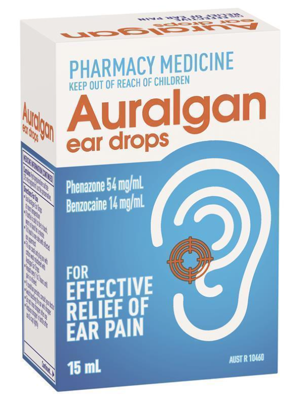 Auralgan Otic Drops - 15ml Bottle - Product showcase image 1 at LFA First Response