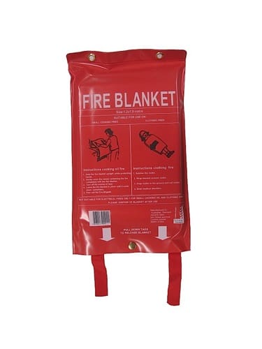 Fire Blanket Woven Fibreglass 1.2 x 1.2m - Product showcase image 1 at LFA First Response