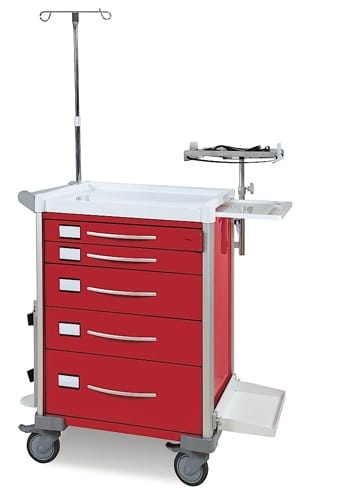Emergency Professional Cart with Extras - Product showcase image 1 at LFA First Response