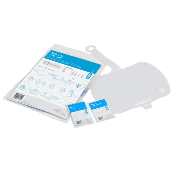 Brayden Artificial Lung, Valve and Filter Kit - Box of 24 - Product showcase image 1 at LFA First Response