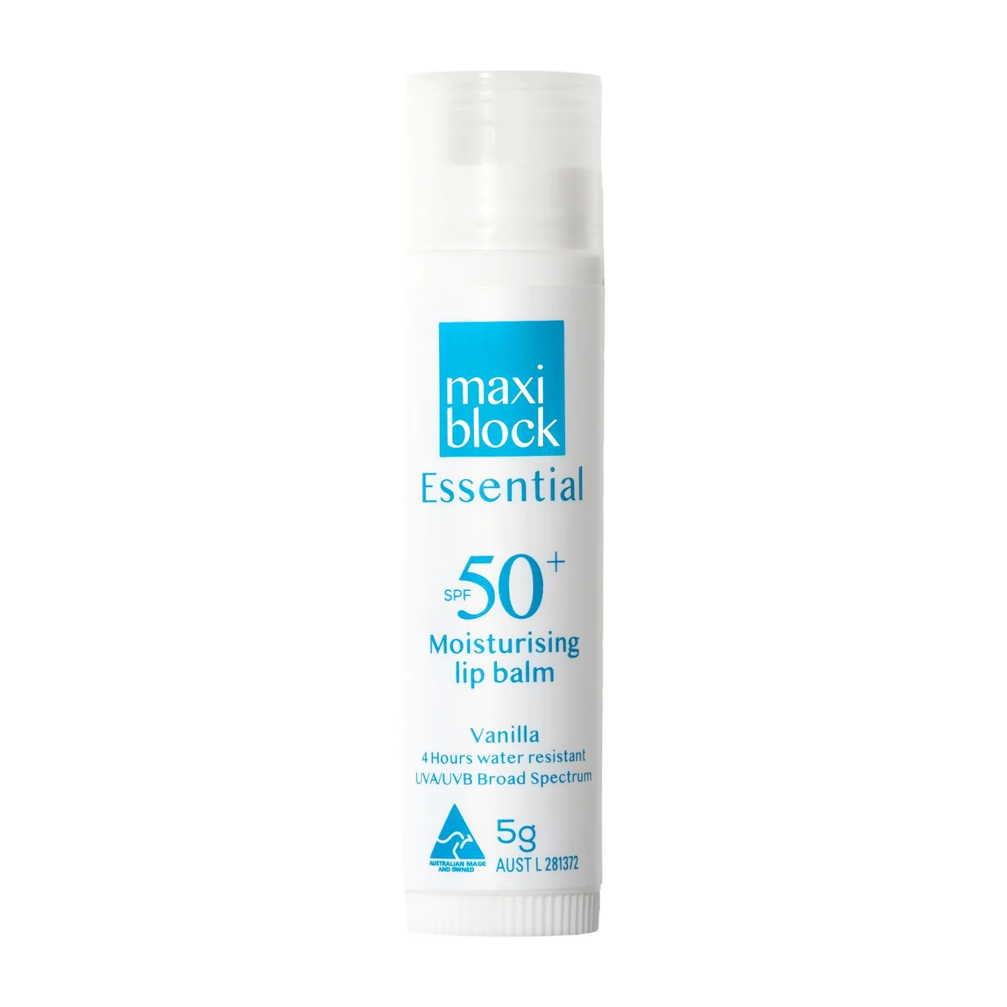 Maxiblock SFP50+ Lip Balm 12g - Product showcase image 1 at LFA First Response