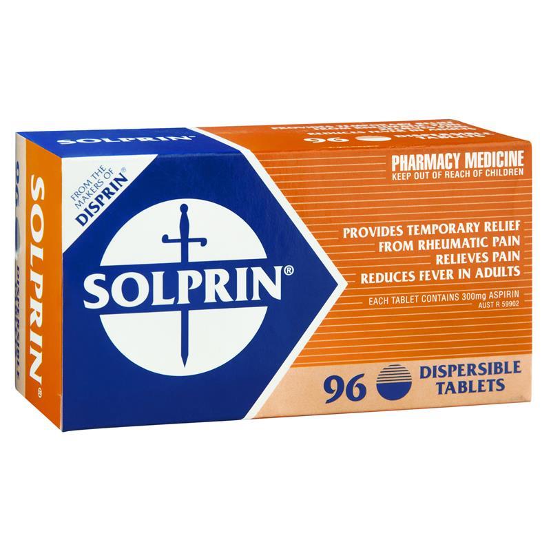 Solprin Tablets 300mg - Box of 96 - Product showcase image 1 at LFA First Response