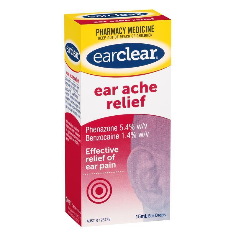 Ear Clear Earache Relief Drops - 15ml Bottle - Product showcase image 1 at LFA First Response