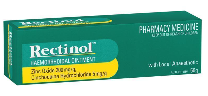 Rectinol Ointment 50g Tube - Product showcase image 1 at LFA First Response