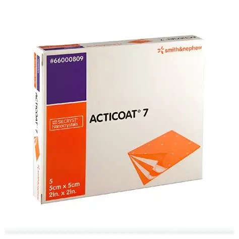 Acticoat 7 Day Dressing 5cm x 5cm - Pack of 5 - Product showcase image 1 at LFA First Response