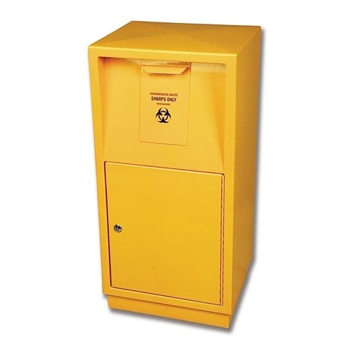 Steel Sharp Disposal Container 23L - Product showcase image 1 at LFA First Response