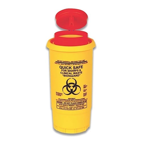 Sharps Disposal Container 500ml - Product showcase image 1 at LFA First Response