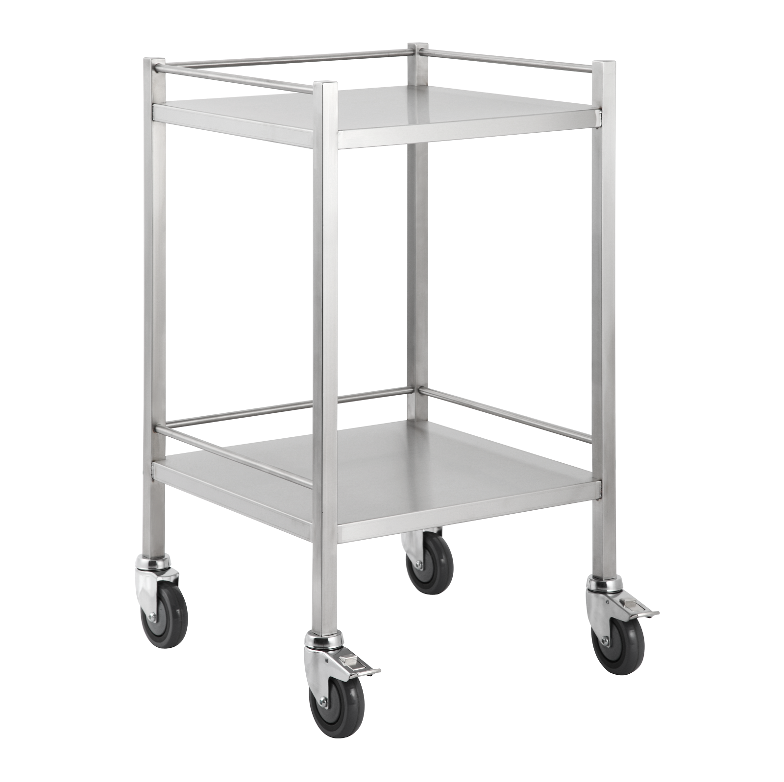 Stainless Steel Trolley Single - No Drawer - 500 x 500 x 900 - Product showcase image 1 at LFA First Response