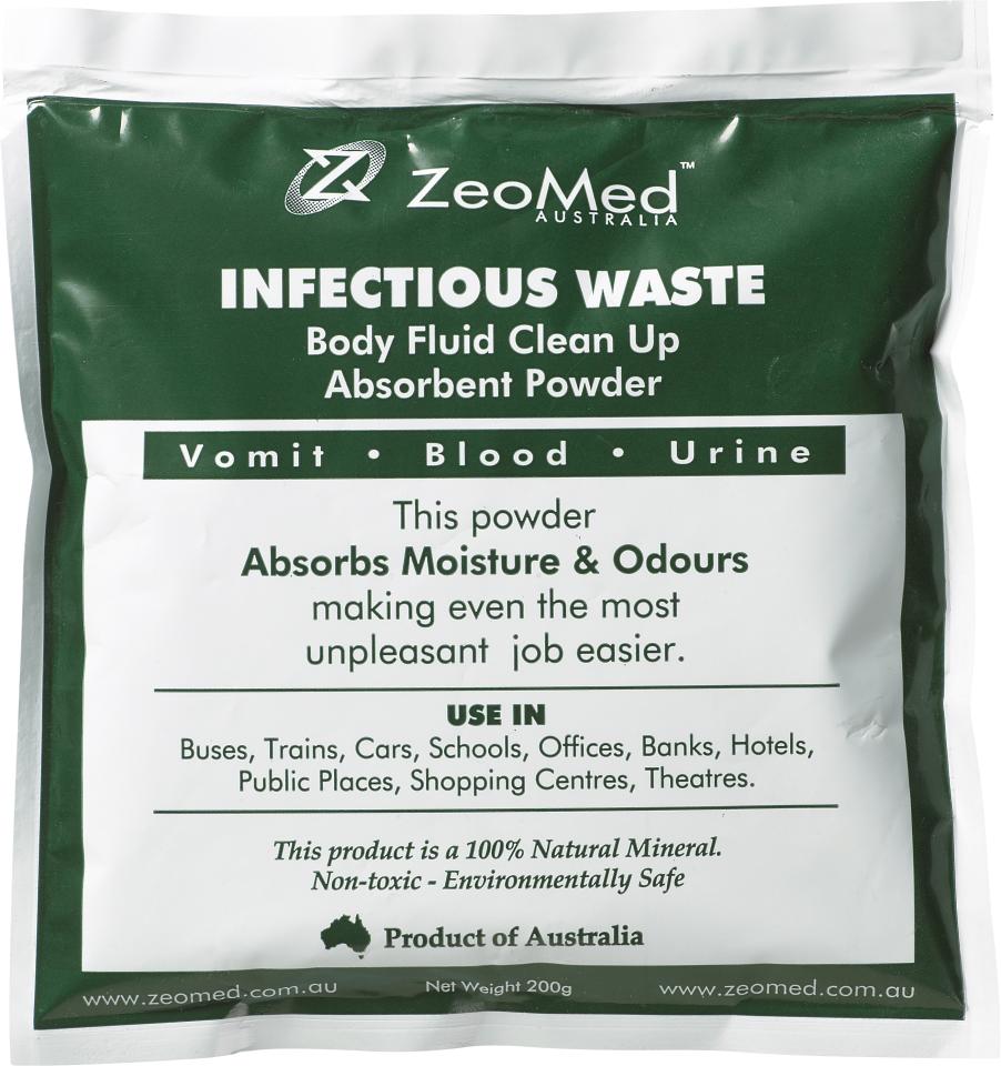 Zeomed Cleanup powder 200g - Product showcase image 1 at LFA First Response